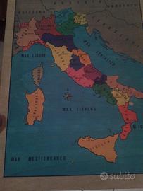 Puzzle Italia gioco vintage legno