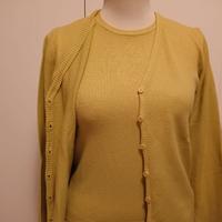 TWIN SET IN MAGLIA VERDE ACIDO