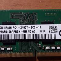 Memoria RAM notebook Hynix DDR4 SODIMM 4GB 2400MHz