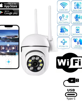 Telecamera wifi motorizzata controllo da app