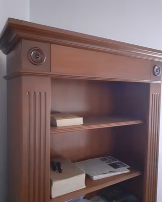libreria legno massello 