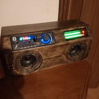 Riproduttore MP3 radio FM caraoche.