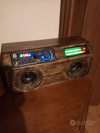 Riproduttore MP3 radio FM caraoche.