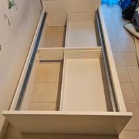 Struttura letto con 2 cassetti