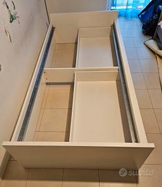 Struttura letto con 2 cassetti