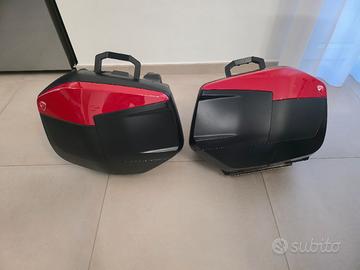 Borse/Valigie Laterali Ducati Multistrada Rosse