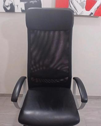 Sedia Gaming, Programmatore Ufficio in Pelle IKEA.