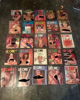 Riviste erotiche anni 60/80 Le ore e Men