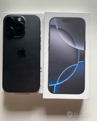 Apple iPhone 16 Pro 128GB Titanio nero