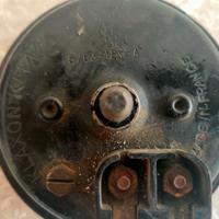 Clacson auto epoca e spia cruscotto, fiat 1100/500