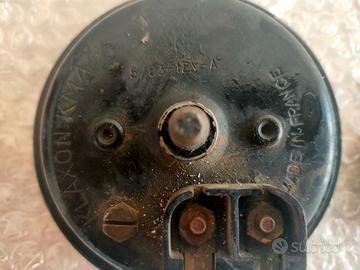 Clacson auto epoca e spia cruscotto, fiat 1100/500