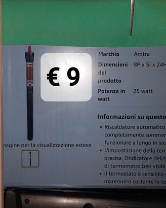 RISCALDATORI ACQUARIO 25W 35W 50W