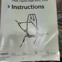 Porta bici thule clipon 9105/9106