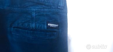 Pantaloni in velluto blu Carrera Trento sconto 