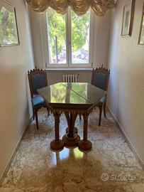 Tavolo antico esagonale fine ‘800 inizi ‘900