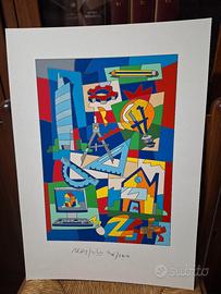 Ugo nespolo, opera Grafica pubblicata ingegnere 