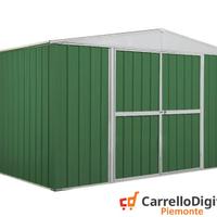 Box in lamiera di Acciaio 360x260cm 9mq verde