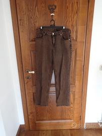 Jeans donna marroni