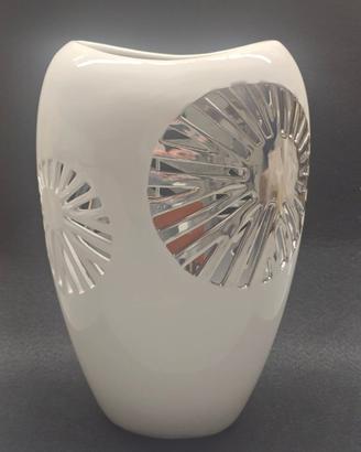 VASO SMALTATO BOMBATO 30CM