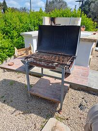 barbecue con ruote 