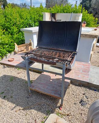 barbecue con ruote 