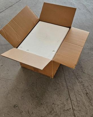 scatole polistirolo e pack refrigerante