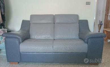 Divano 2 posti vera pelle