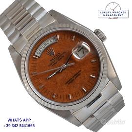 ROLEX  Day-Date 18039 President wood dial gold