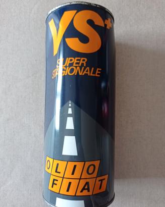 Lattina Vintage da 1 litro Olio Fiat VS 40