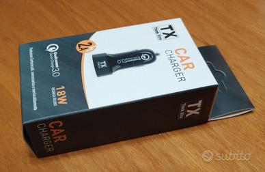 Caricabatteria per auto USB Quick Charge Cellulare