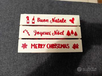 contenitore asciugamani natalizio