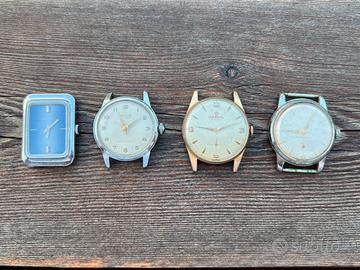 Lotto 4 orologi da revisionare