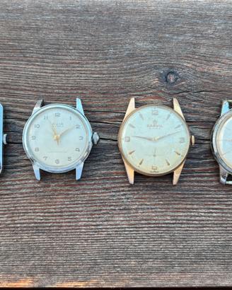 Lotto 4 orologi da revisionare