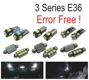 KIT 16 LAMPADE LED INTERNE BMW SERIE 3 E36 SEDAN C