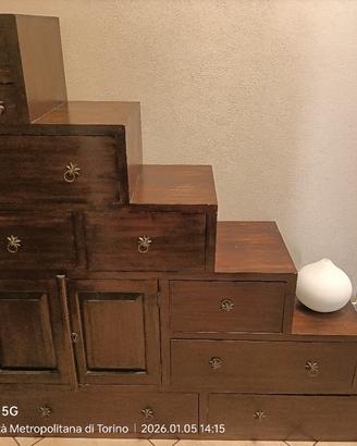 Scaletta in legno 