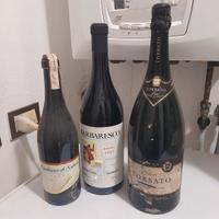 Bottiglie di vino e liquori varie annate
