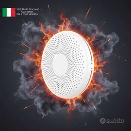 Rilevatore fumo+CO2 Tuya 85dB Batteria 10 anni