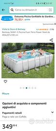 Piscina Bestway 4.04x2.01x1.00 nuova 