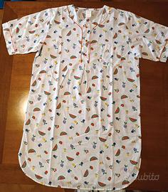 Camicia da notte donna fantasia, in misto leggero