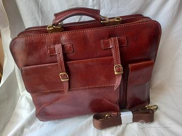 borsa da lavoro the bridge in pelle 