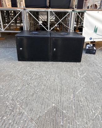 Rcf 8004 as sub woofer