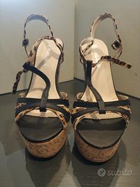 Sandalo con zeppa tg 37