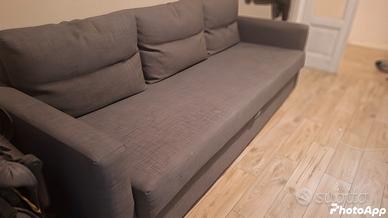 Divano letto IKEA grigio 