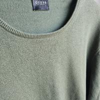 Maglione Cardigan GUESS Verde Salvia taglia XL