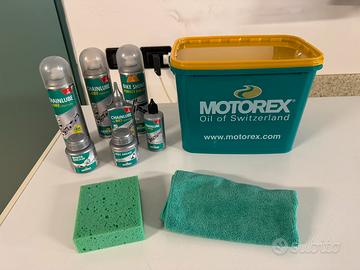 Motorex kit lavaggio e lubrificazione ciclismo