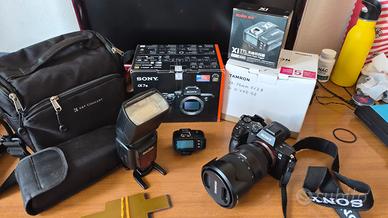Sony A7 III + Tamron 28-75 G2 + Flash in garanzia