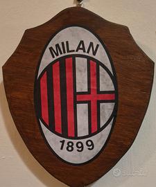 targa in legno crest araldico Milan