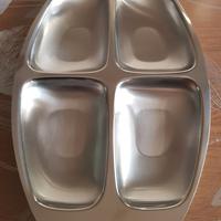 Antipastiera Alessi 4 scomparti e Insalatiera