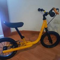 BIci senza pedali btwin gialla