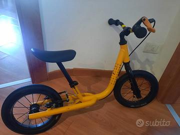 BIci senza pedali btwin gialla